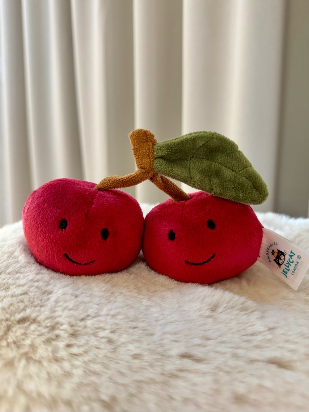 Jellycat Amuseables Fabulous CherryCherries Plush - Older Retired Rare